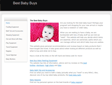 Tablet Screenshot of best-baby-buys.co.uk